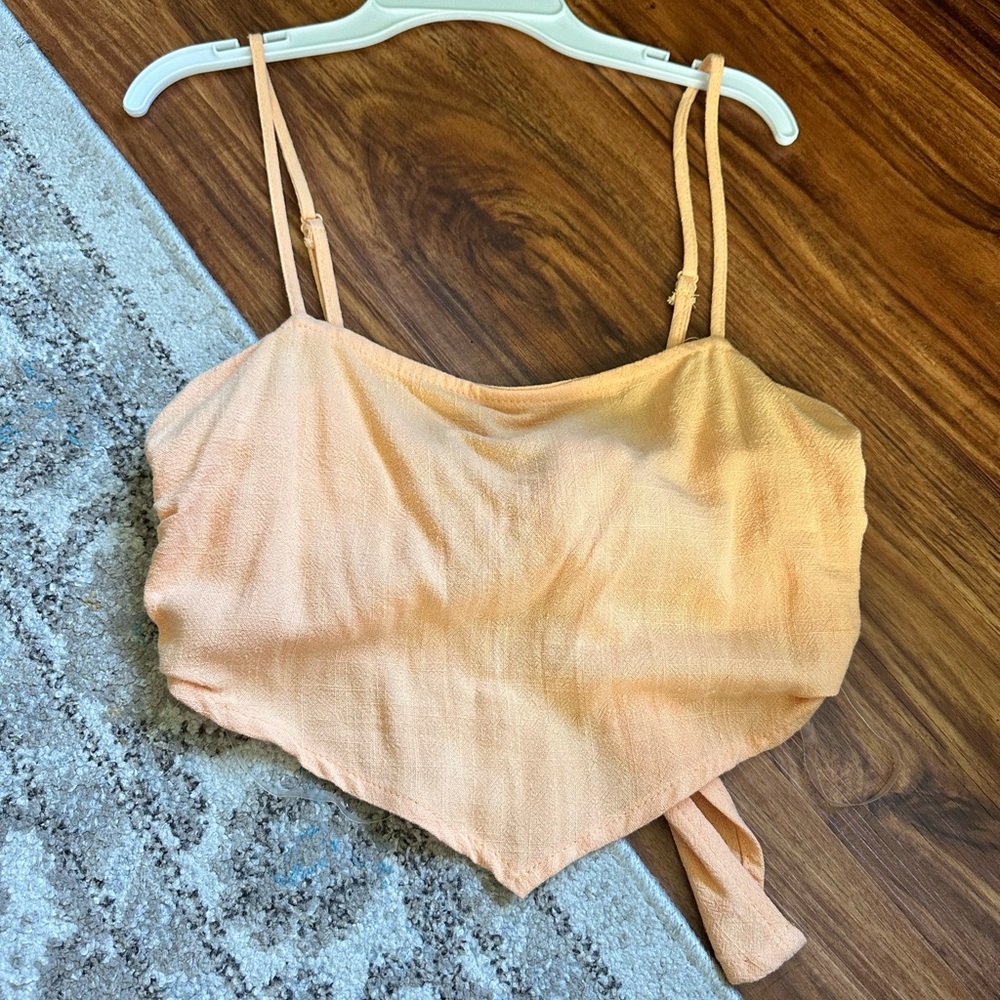 PacSun tie in back top size:S